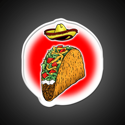 Sacred Taco Led Neon Sign Mexican Food Sign Rgb Color - Shineneon