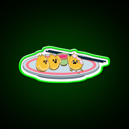 Sad Rangoons Led Neon Sign Chinese Food Rgb Color