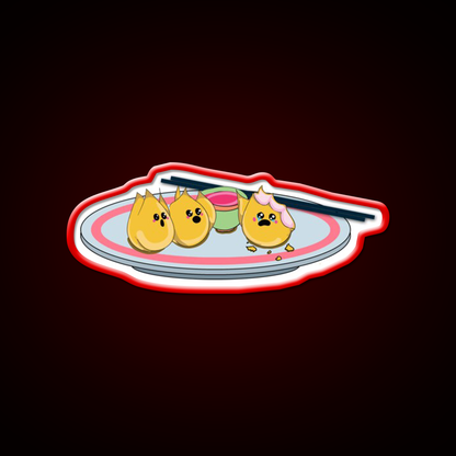 Sad Rangoons Led Neon Sign Chinese Food Rgb Color