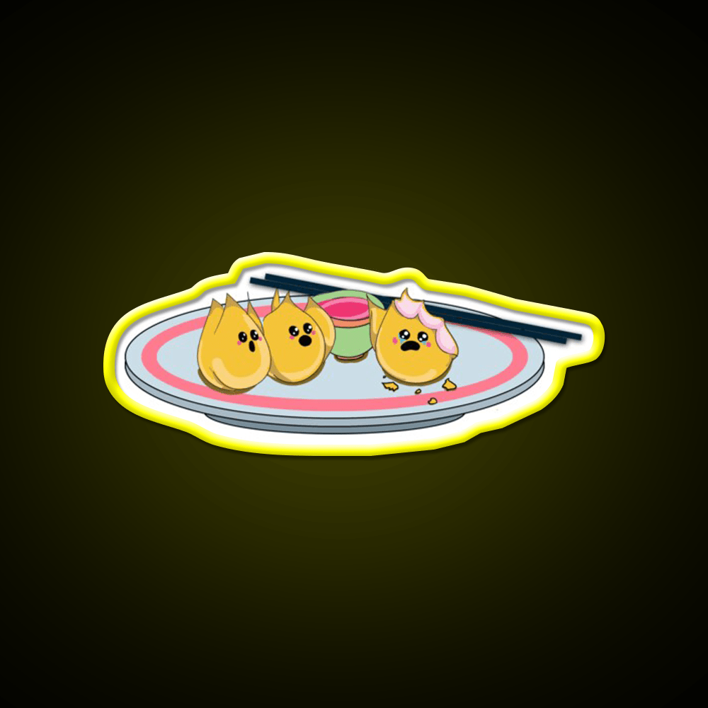 Sad Rangoons Led Neon Sign Chinese Food Rgb Color - Shineneon