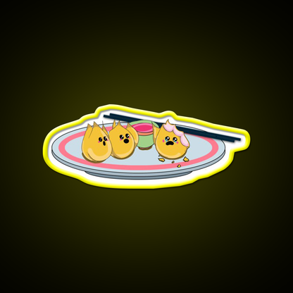 Sad Rangoons Led Neon Sign Chinese Food Rgb Color