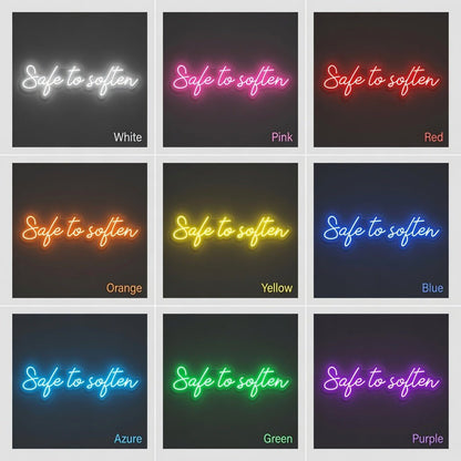 Safe To Soften LED Neon Sign Wall Neon Sign - Shineneon