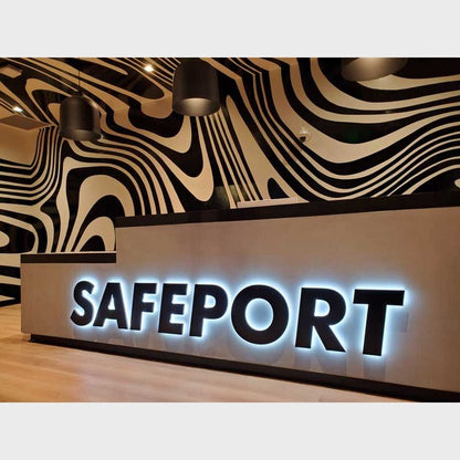 Safeport 3D Backlit Channel Letters Led Light Sign - Shineneon