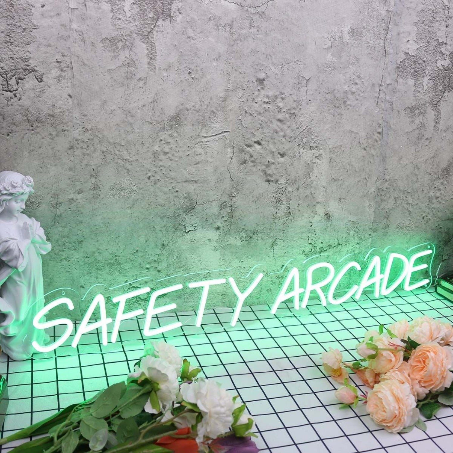 Safety Arcade Green Led Neon Sign - Shineneon