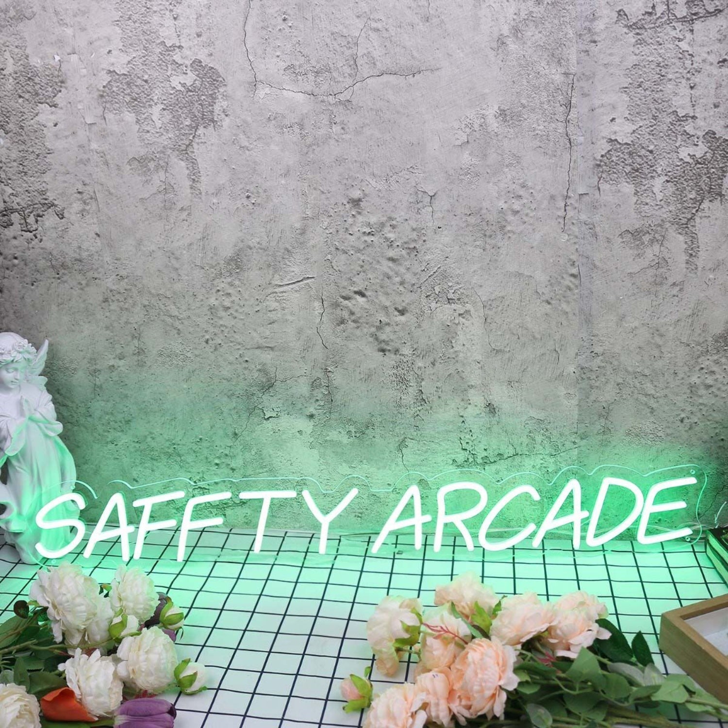 Safety Arcade Green Led Neon Sign - Shineneon