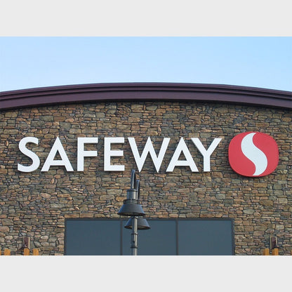 Safeway 3D Frontlit And Backlit Channel Letter Led Light Sign - Shineneon