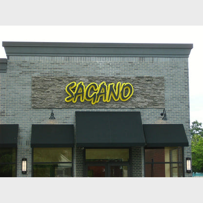 Sagano 3D Backlit Channel Letters Led Light Sign