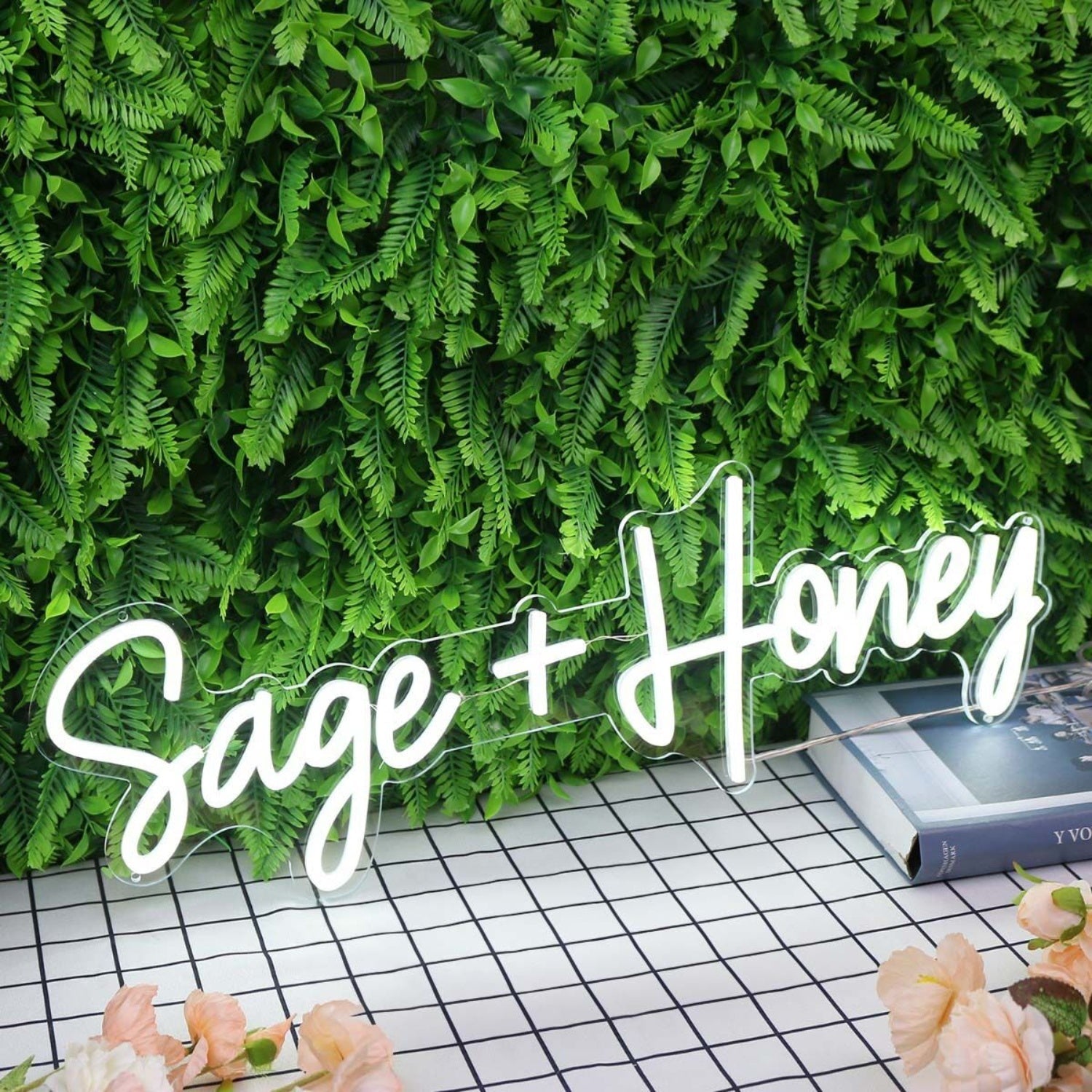 Sage Honey White Led Neon Sign - Shineneon