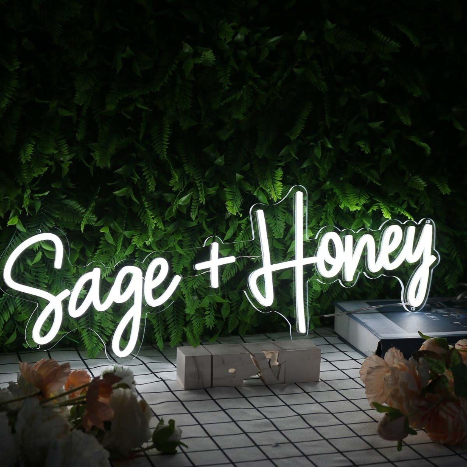 Sage Honey White Led Neon Sign - Shineneon