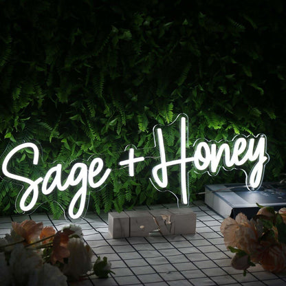 Sage Honey White Led Neon Sign - Shineneon