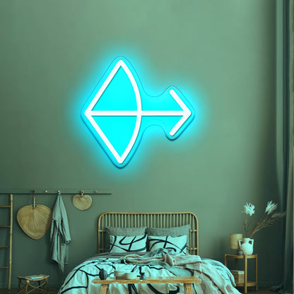 Sagittarius Neon Sign Led For Bedroom