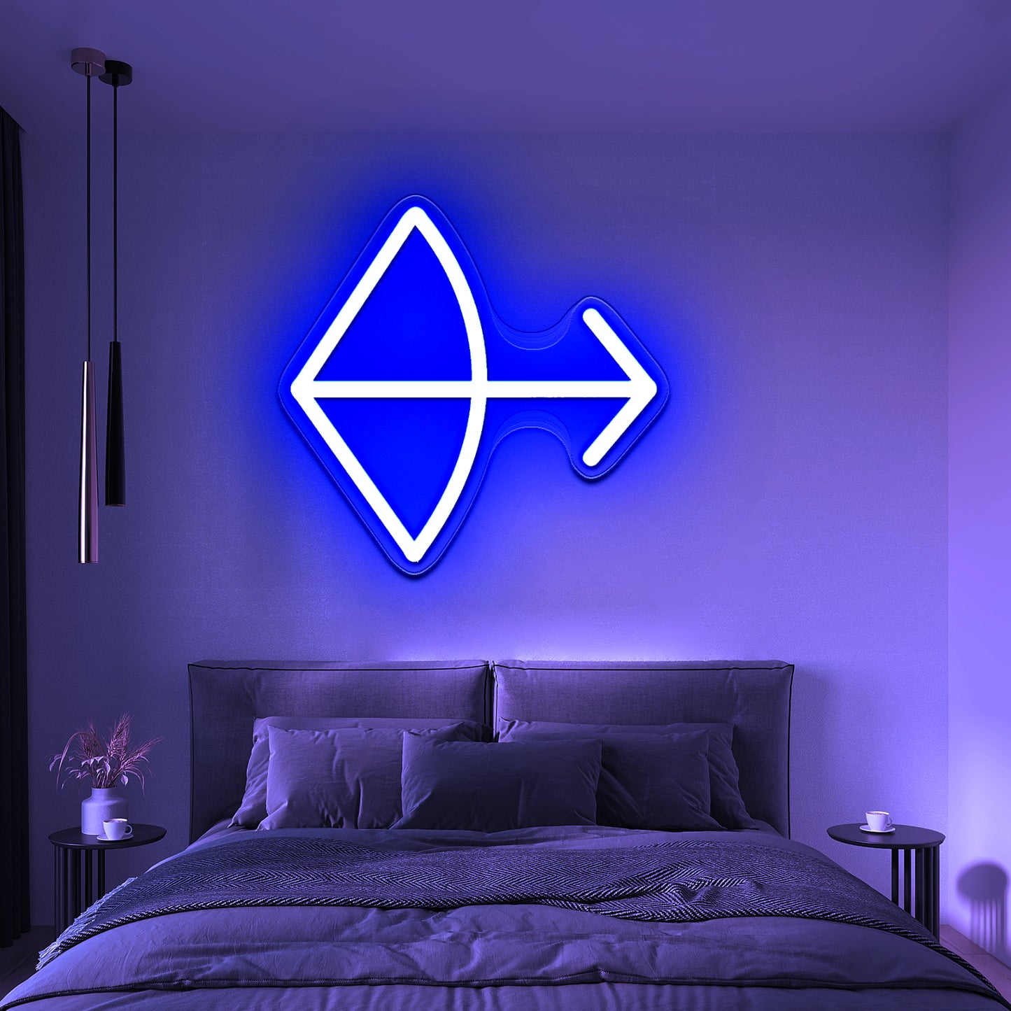 Sagittarius Neon Sign Led For Bedroom