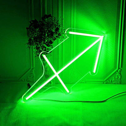 Sagittarius Zodiac Sign Neon - Shineneon