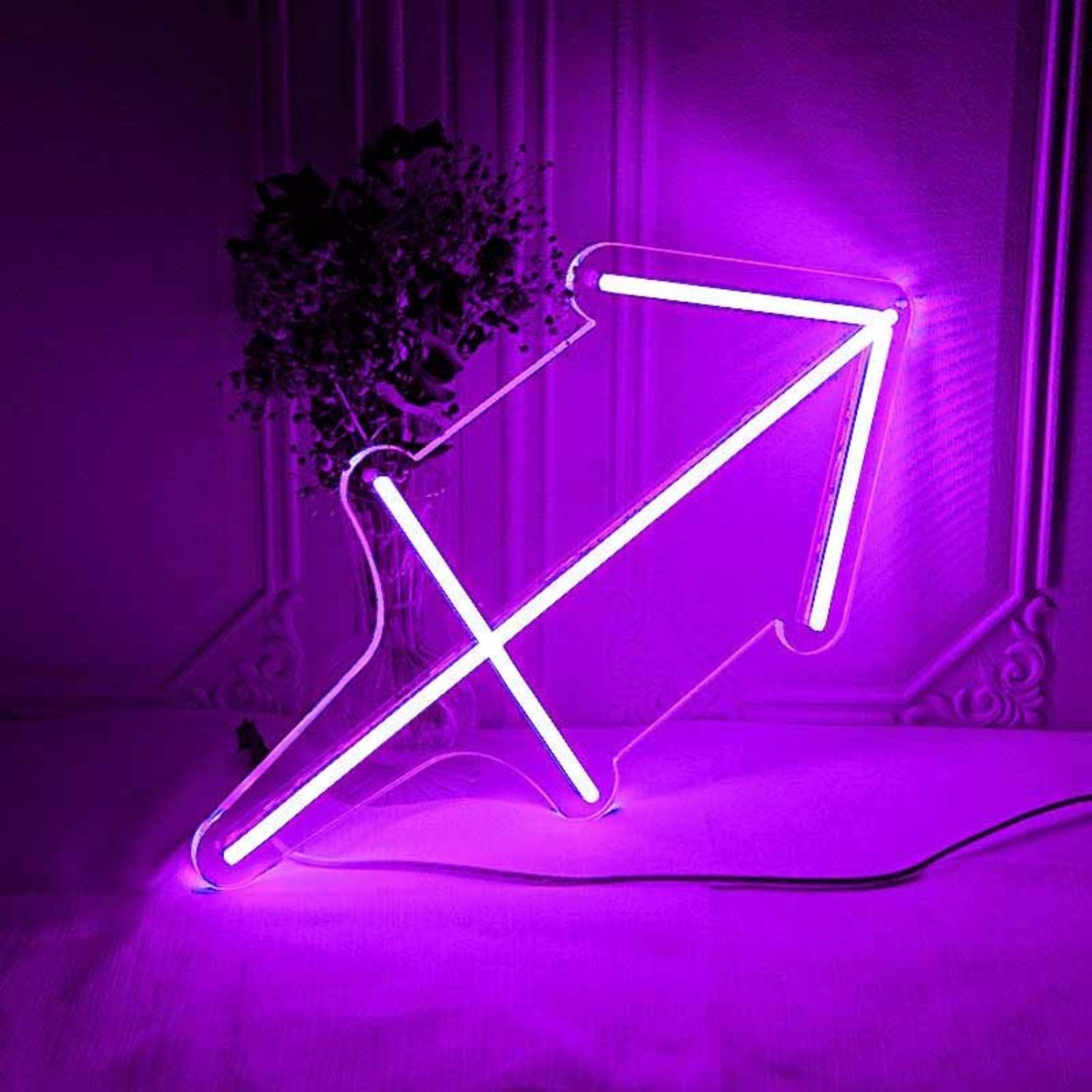 Sagittarius Zodiac Sign Neon - Shineneon