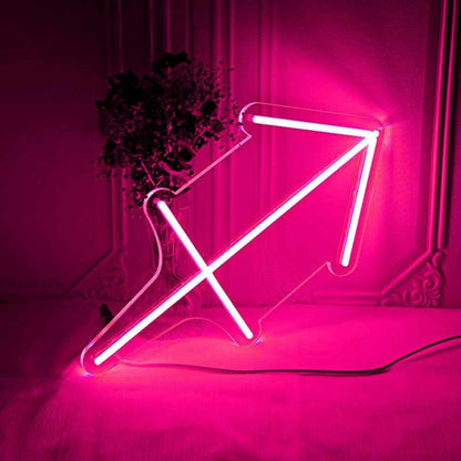 Sagittarius Zodiac Sign Neon - Shineneon
