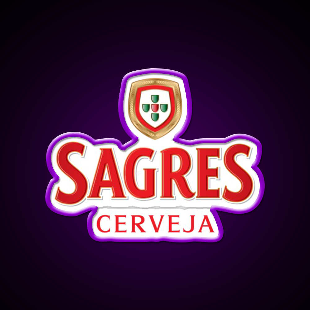Sagres Beer Bar Decor Led Neon Sign Rgb Color - LED neon sign view 9