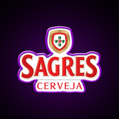 Sagres Beer Bar Decor Led Neon Sign Rgb Color - LED neon sign view 9