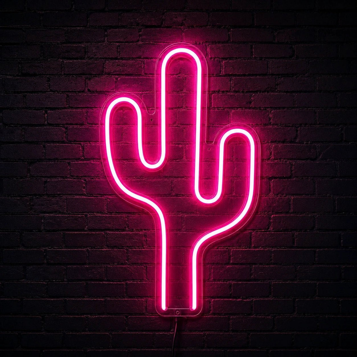 Saguaro Cactus Silhouette LED Neon Sign - Shineneon