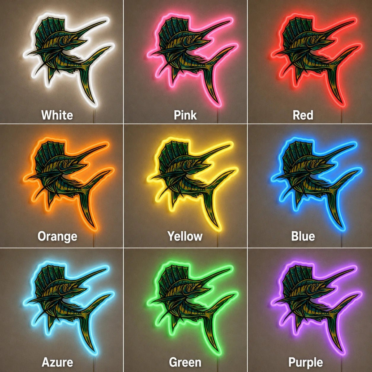 Sailfish LED Neon Sign - Shineneon