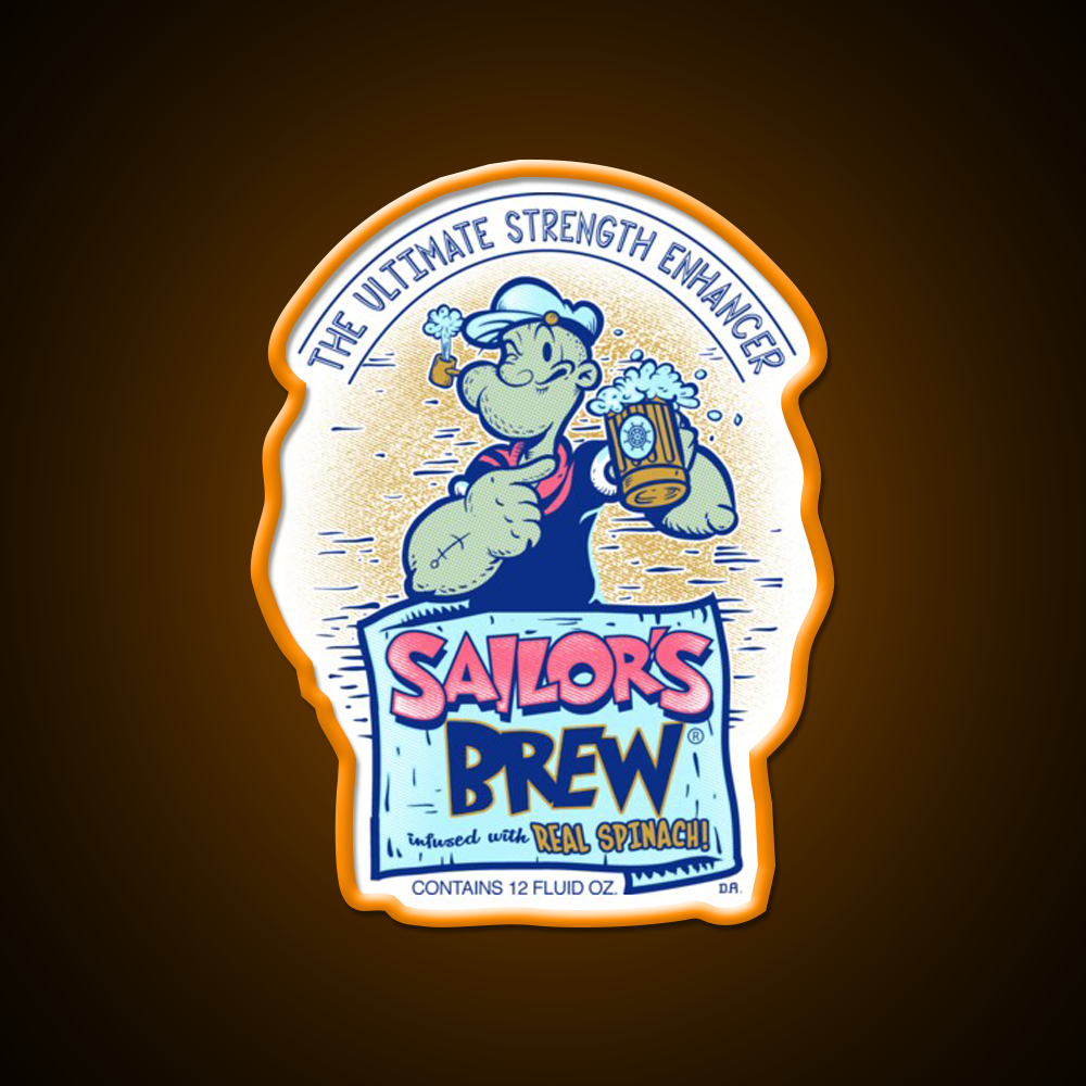 Sailors Brew Beer Bar Decor Led Neon Sign Rgb Color - LED neon sign view 6