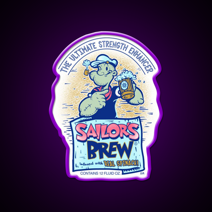 Sailors Brew Beer Bar Decor Led Neon Sign Rgb Color - LED neon sign view 9