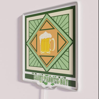 Saint Paddysday Mug Rgb Led Neon Sign - Shineneon
