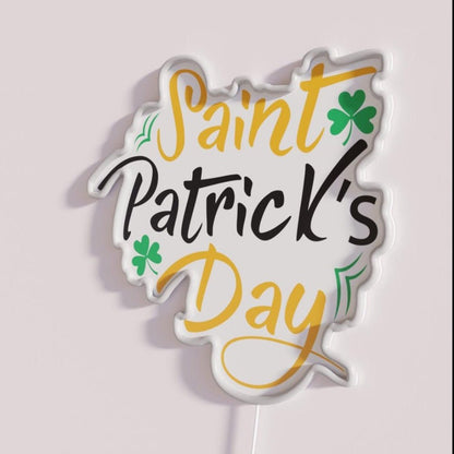 Saint Patricks Day Cute Holiday Irish Gift Rgb Led Neon Sign - Shineneon