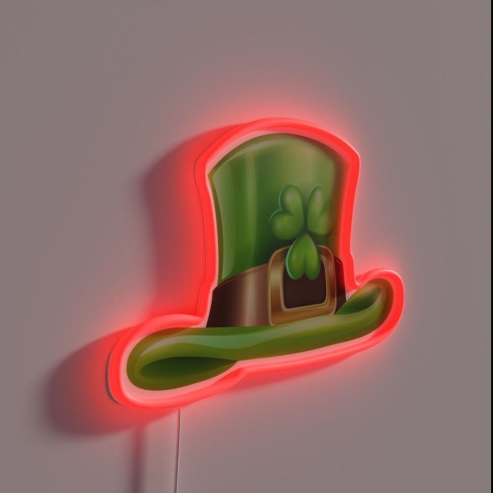 Saint Patricks Day Hat Rgb Led Neon Sign - Shineneon