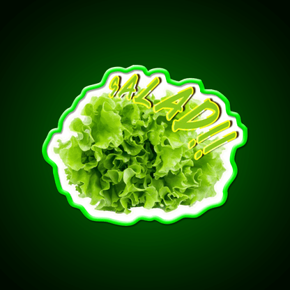 Salad Vegetable Fast Food Led Neon Sign For Burger Place Rgb Color - Shineneon