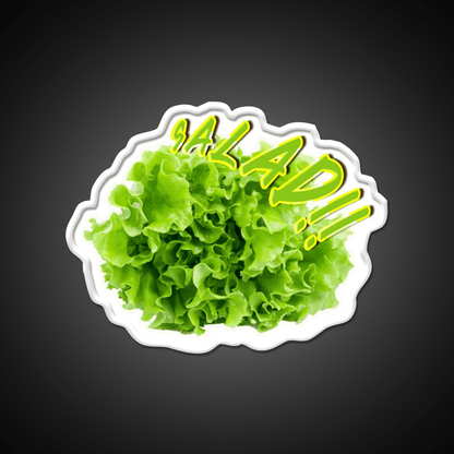 Salad Vegetable Fast Food Led Neon Sign For Burger Place Rgb Color - Shineneon