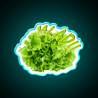 Salad Vegetable Fast Food Led Neon Sign For Burger Place Rgb Color - Shineneon
