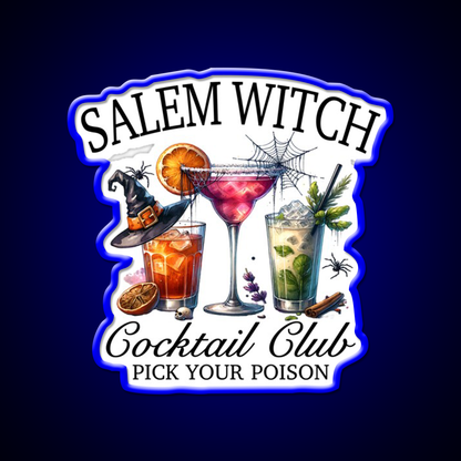 Salem Witch Cocktail Club Cocktail Bar Decor Led Neon Sign Rgb Color - LED neon sign view 5