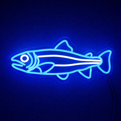 Salmon Fish Man Cave LED Neon Sign - Shineneon