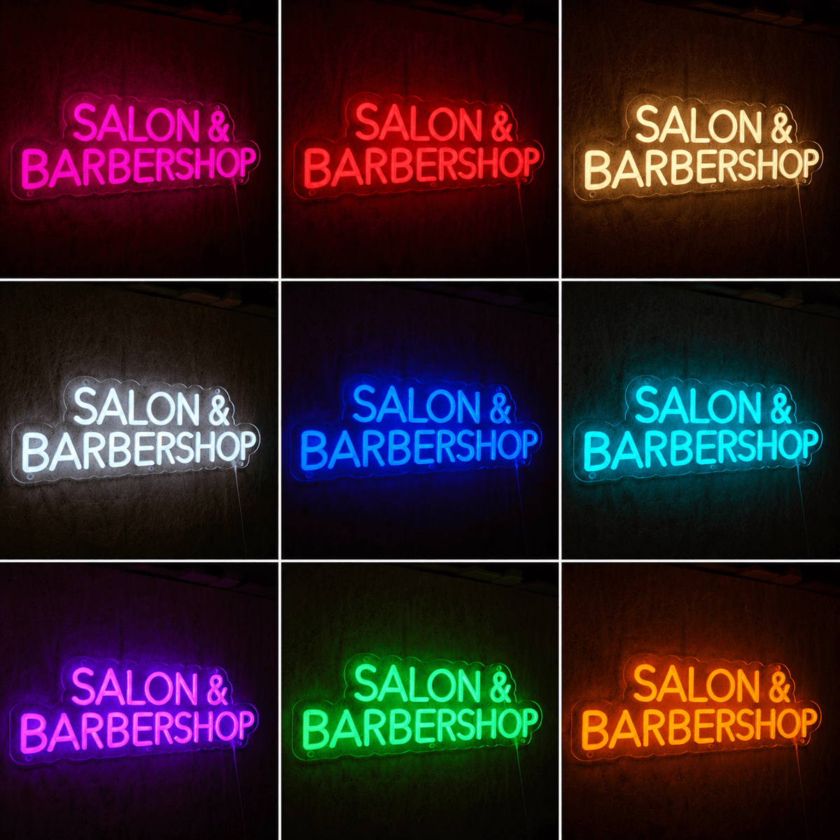 Salon And Barbershop LED Neon Sign - Shineneon