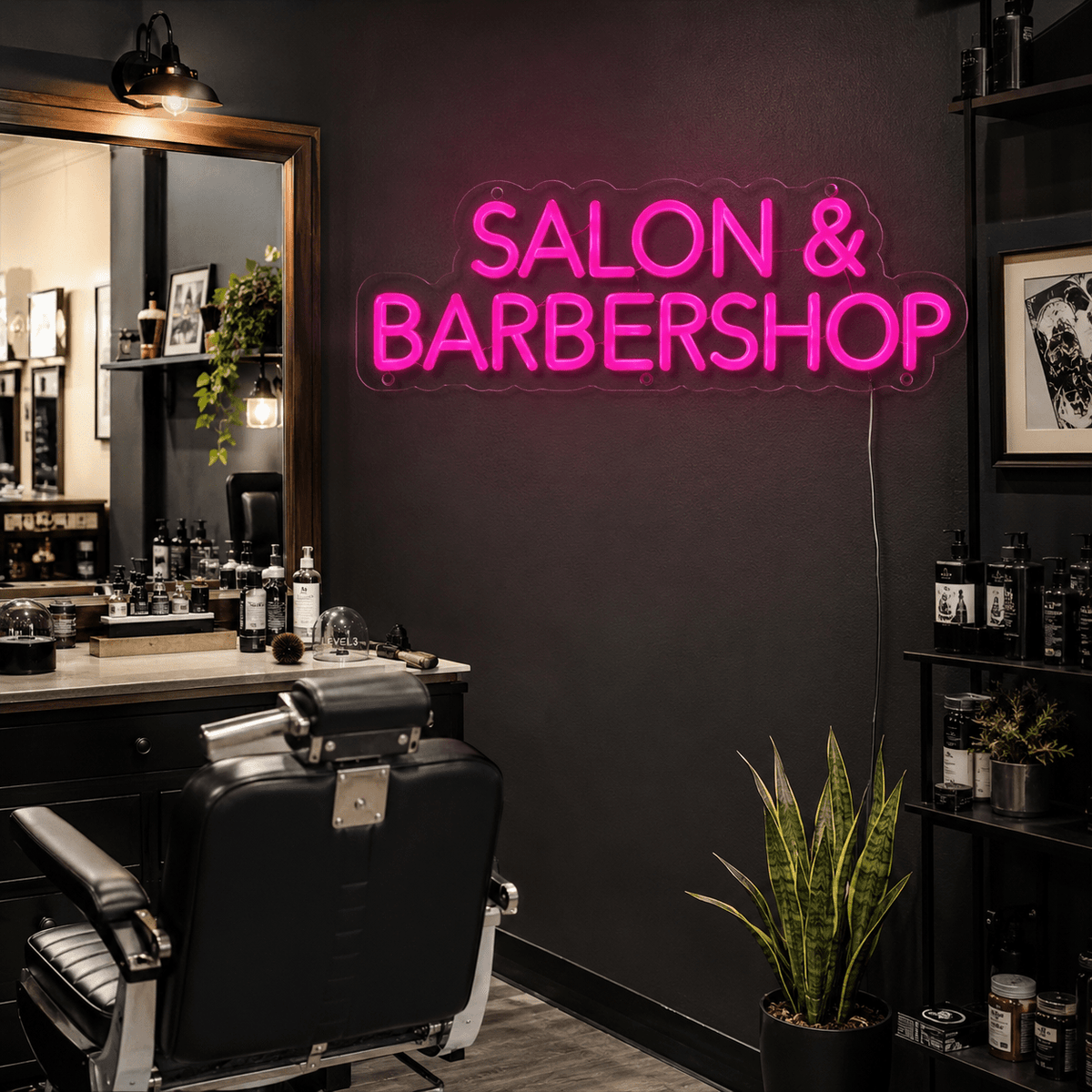 Salon And Barbershop LED Neon Sign - Shineneon