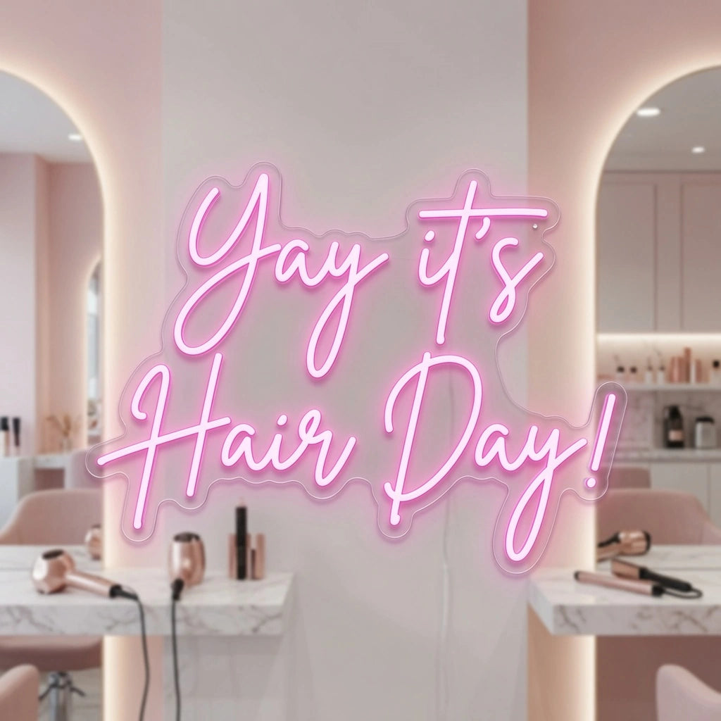Salon Business LED Neon Sign - 02 High-Converting Product Image