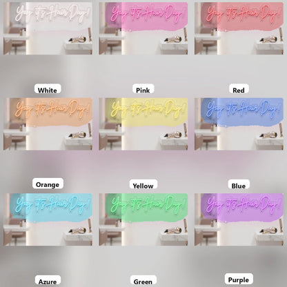 Salon Business LED Neon Sign - 05 Color Grid
