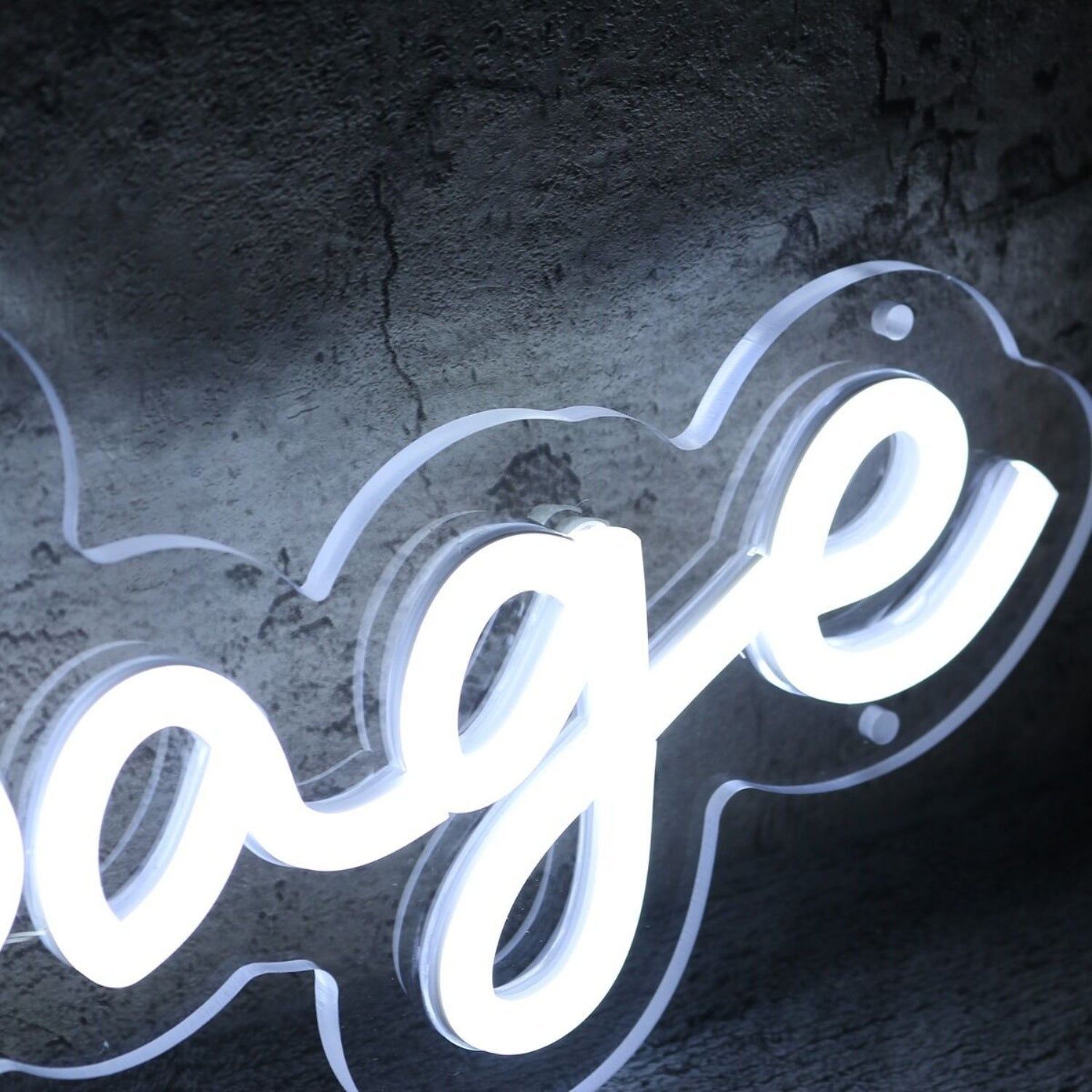 Salon Sage White Led Neon Sign | Shineneon