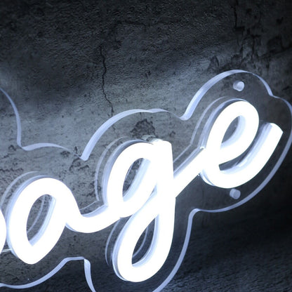 Salon Sage White Led Neon Sign | Shineneon