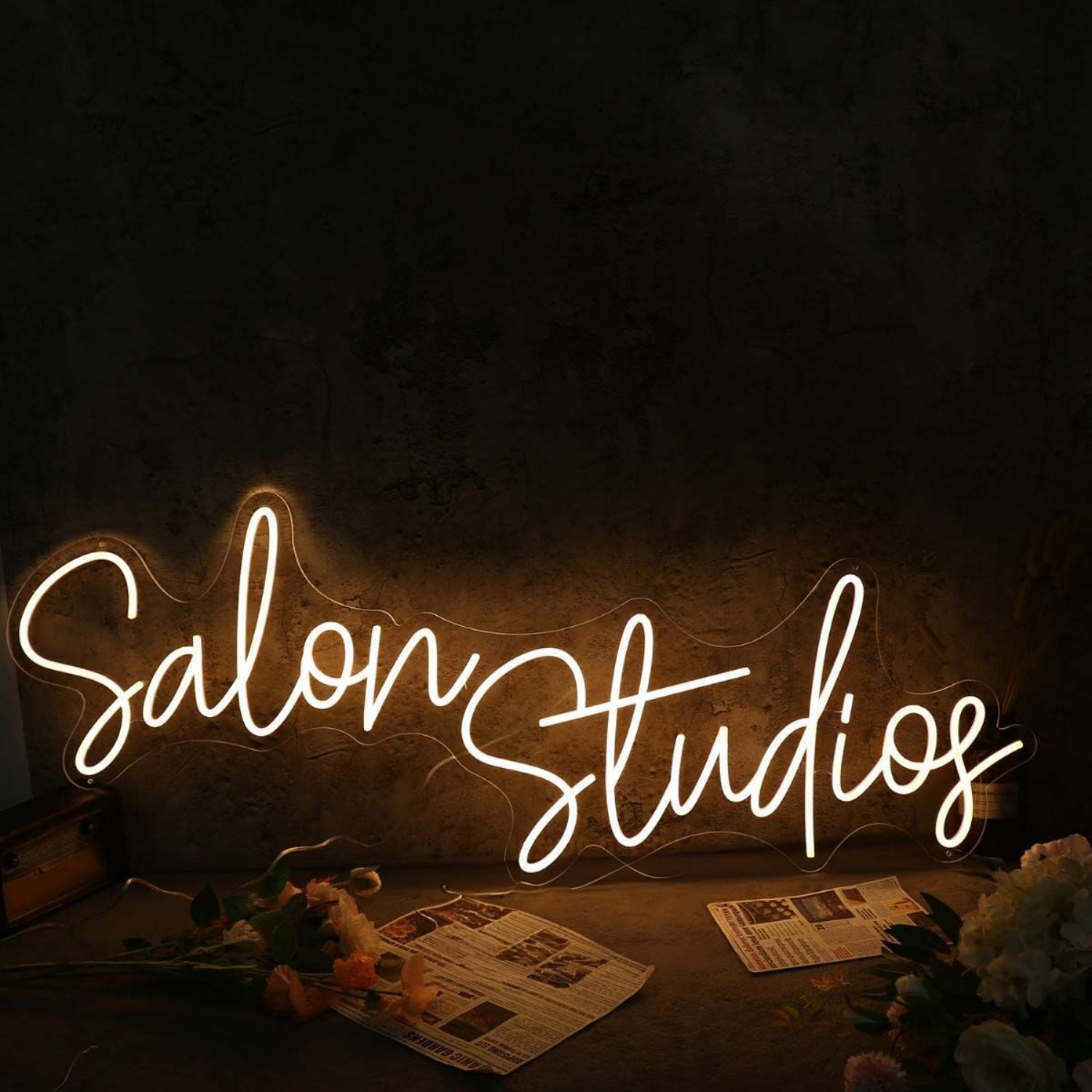 Salon Studios Yellow Led Neon Sign - Shineneon