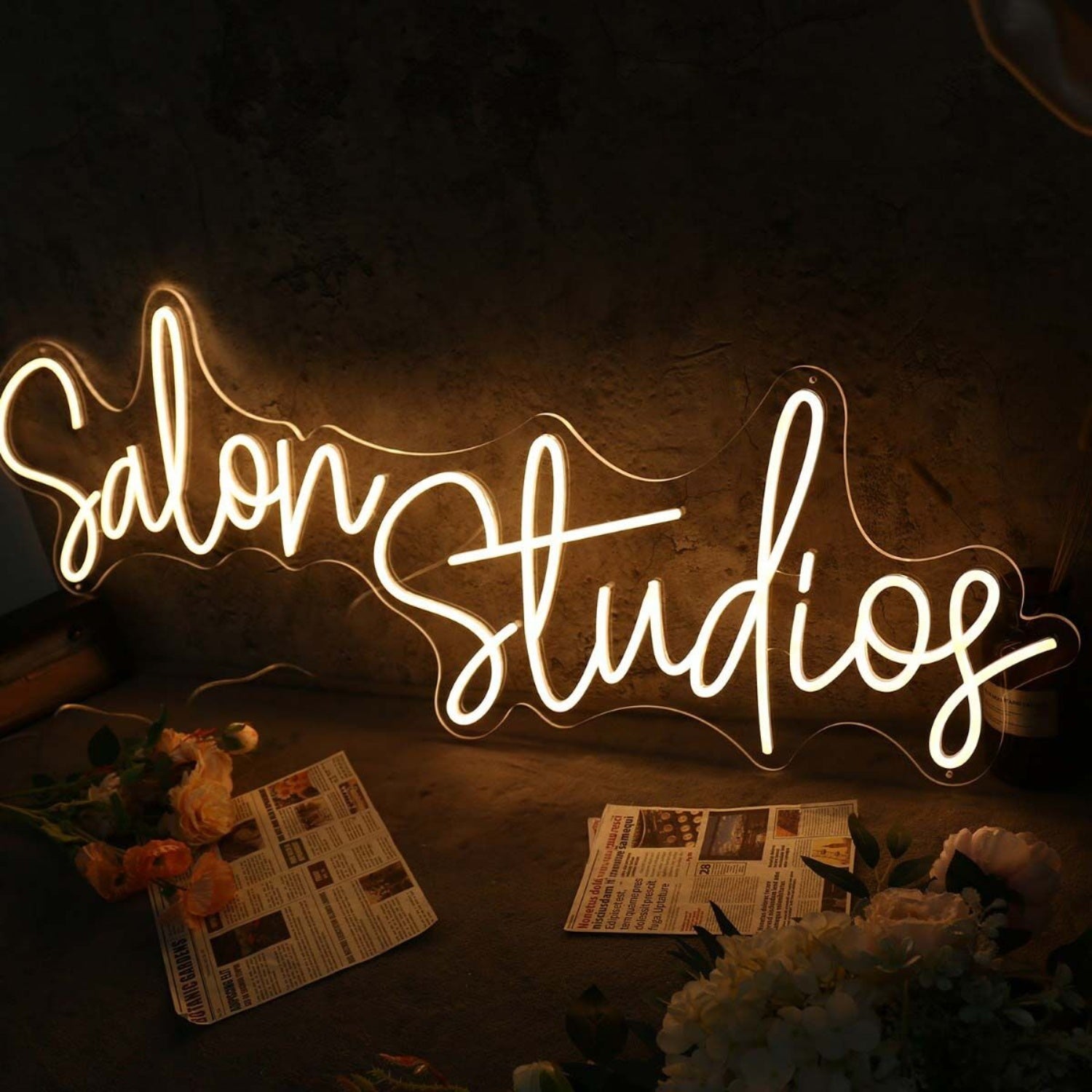 Salon Studios Yellow Led Neon Sign - Shineneon