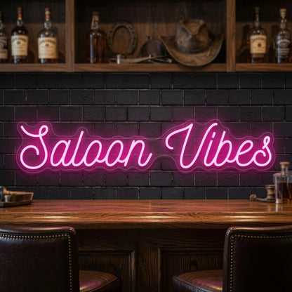 Salon Vibes On A Brick Wall Decor LED Neon Sign - 02 High-Converting Product Image