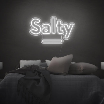 Salty Purple Led Neon Sign For Bedroom Wall Decor | Shineneon