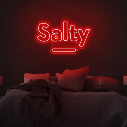 Salty Purple Led Neon Sign For Bedroom Wall Decor | Shineneon