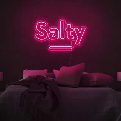 Salty Purple Led Neon Sign For Bedroom Wall Decor | Shineneon