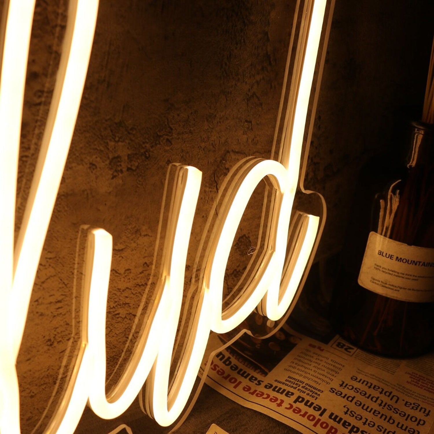 Salud Yellow Led Neon Sign - Shineneon