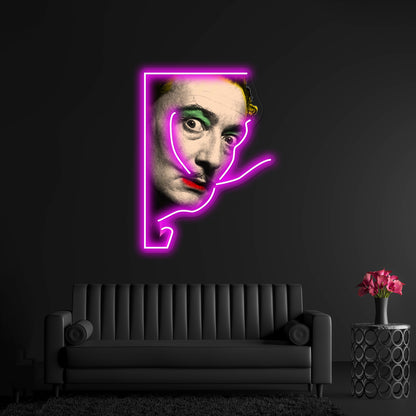 Salvador Dali Artwork Custom Led Signs