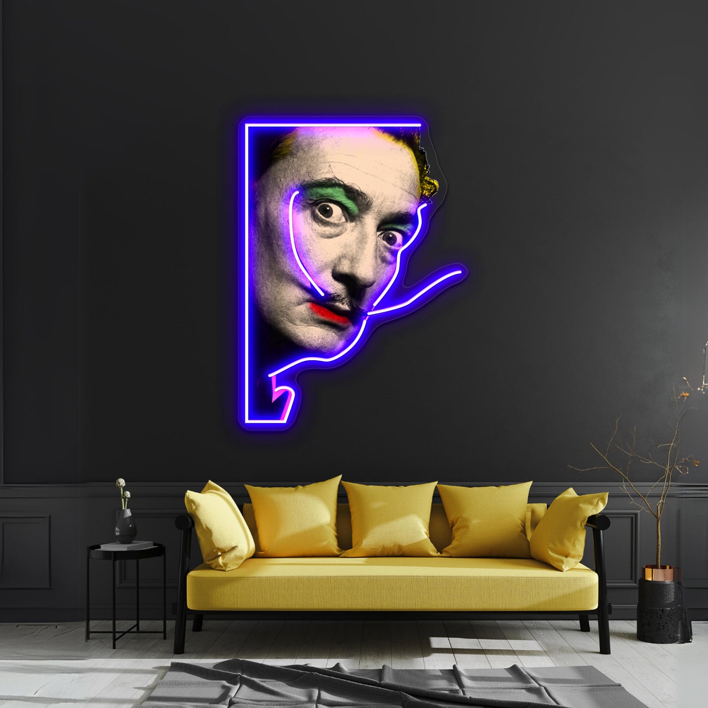 Salvador Dali Artwork Custom Led Signs