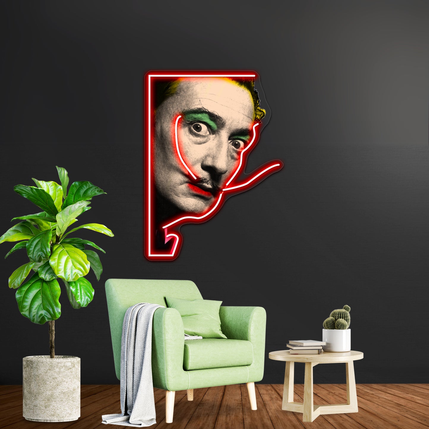 Salvador Dali Artwork Custom Led Signs