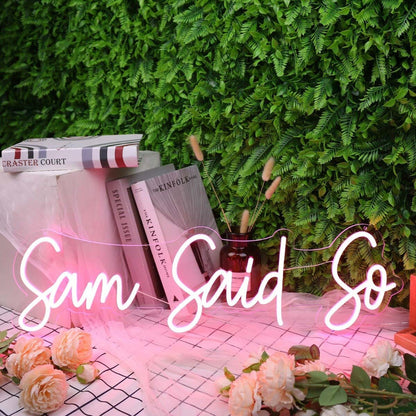 Sam Said So Red Led Neon Sign - Shineneon